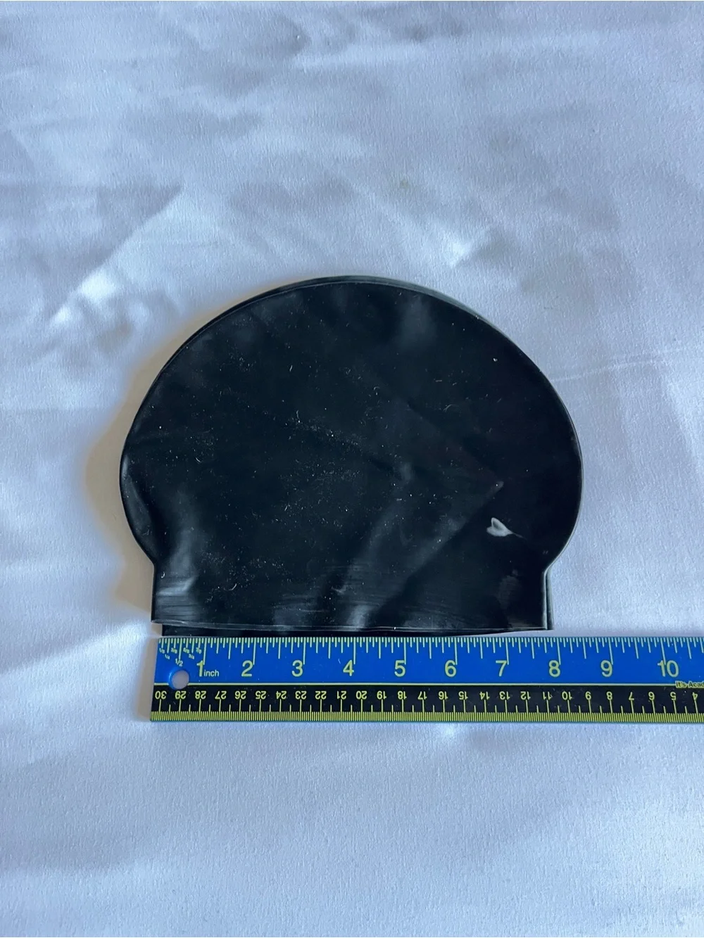 Black Latex Swim Cap Lot of 3 Stretch Waterproof Swim Cap