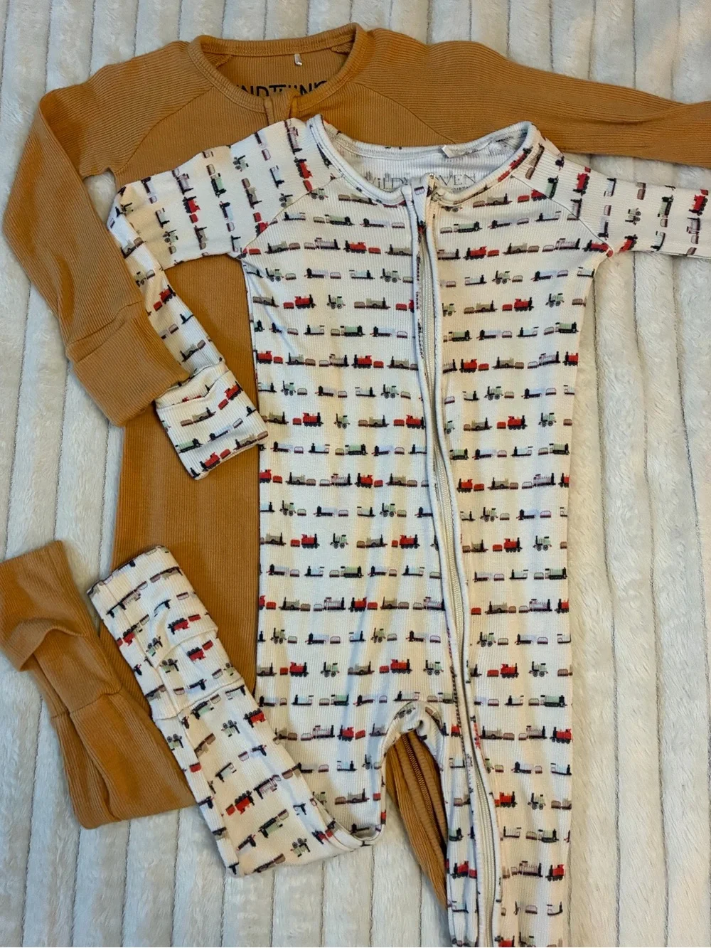 🚂🌾 Wildwoven (formerly Kindthing) Ribbed Zippy Bundle | 12-18 Months