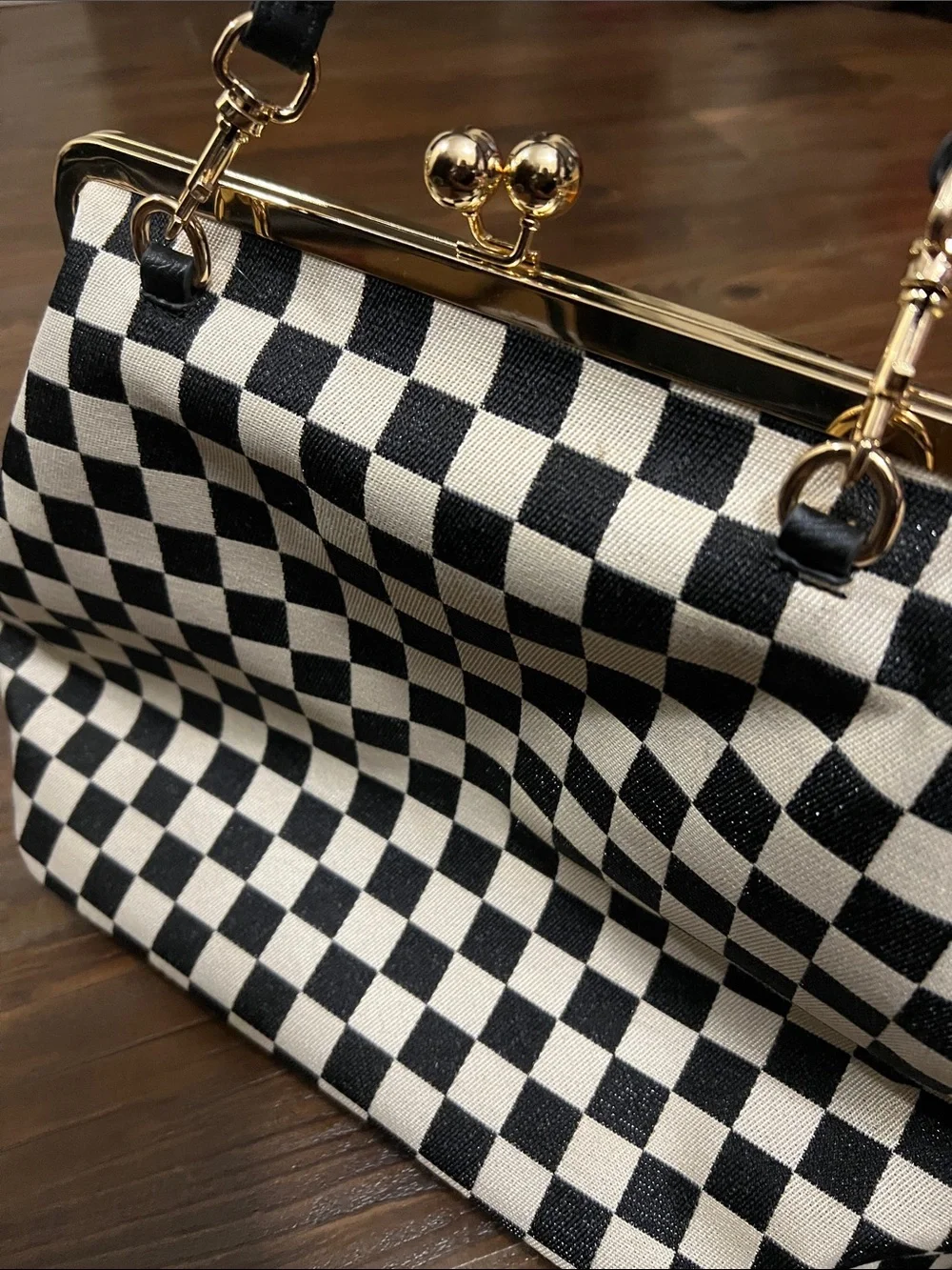 N/A kisslock checkered