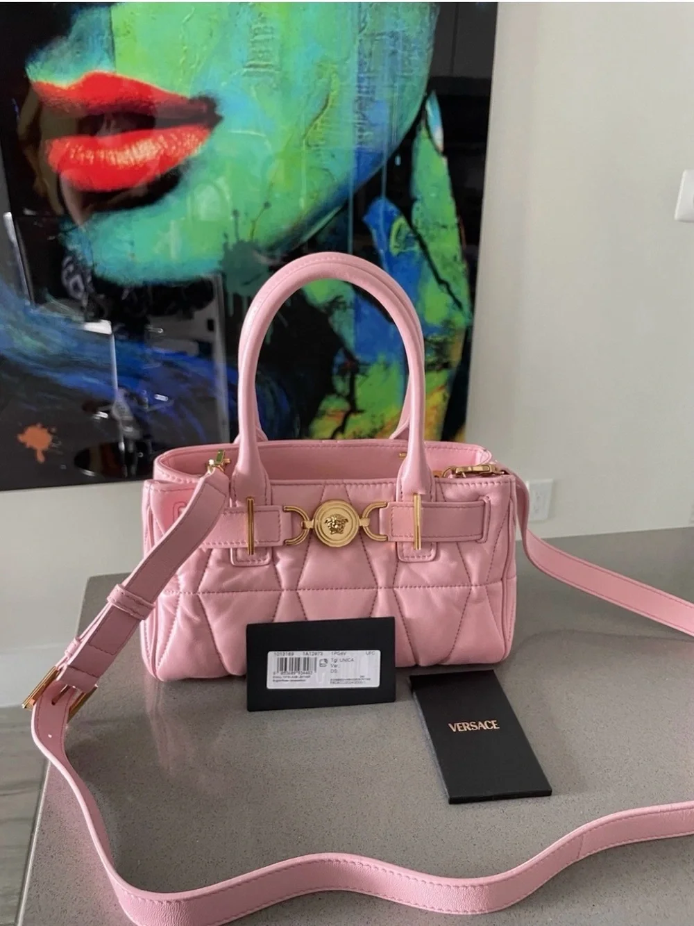 Versace stylish satchel