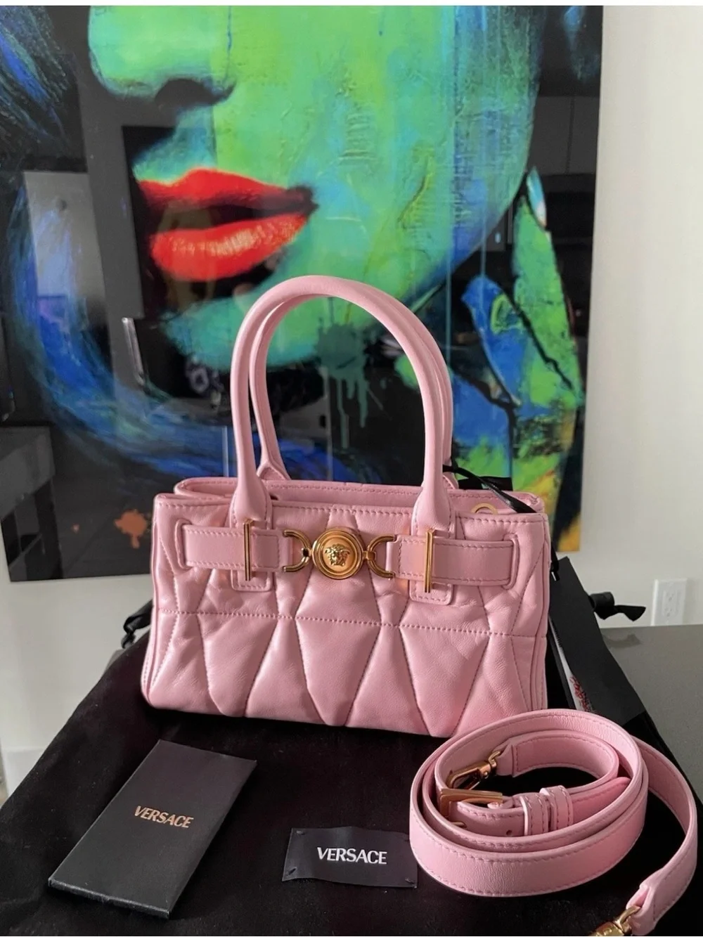 Versace stylish satchel