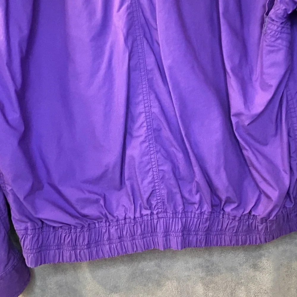 Vintage 90s Disney Mickey Mouse Men's XL Gear For Sports Jacket Purple Full Zip