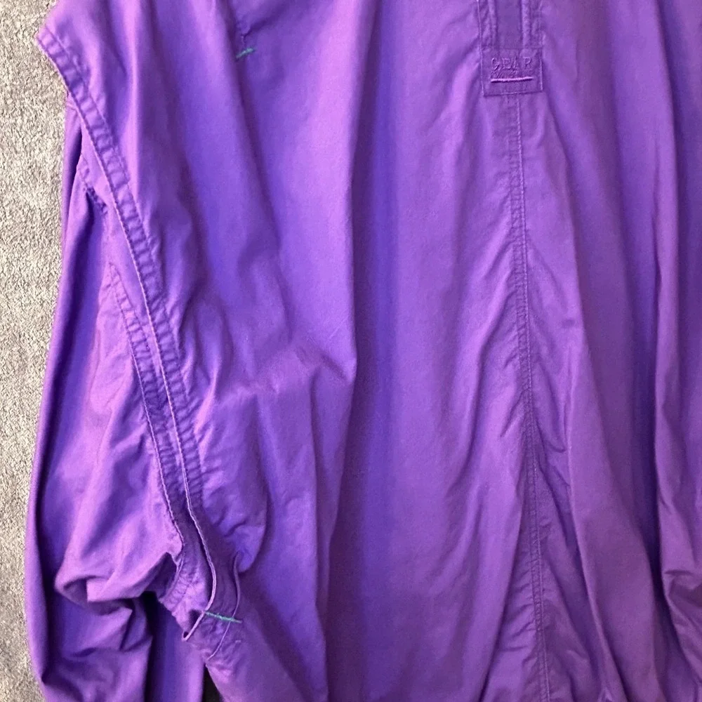 Vintage 90s Disney Mickey Mouse Men's XL Gear For Sports Jacket Purple Full Zip