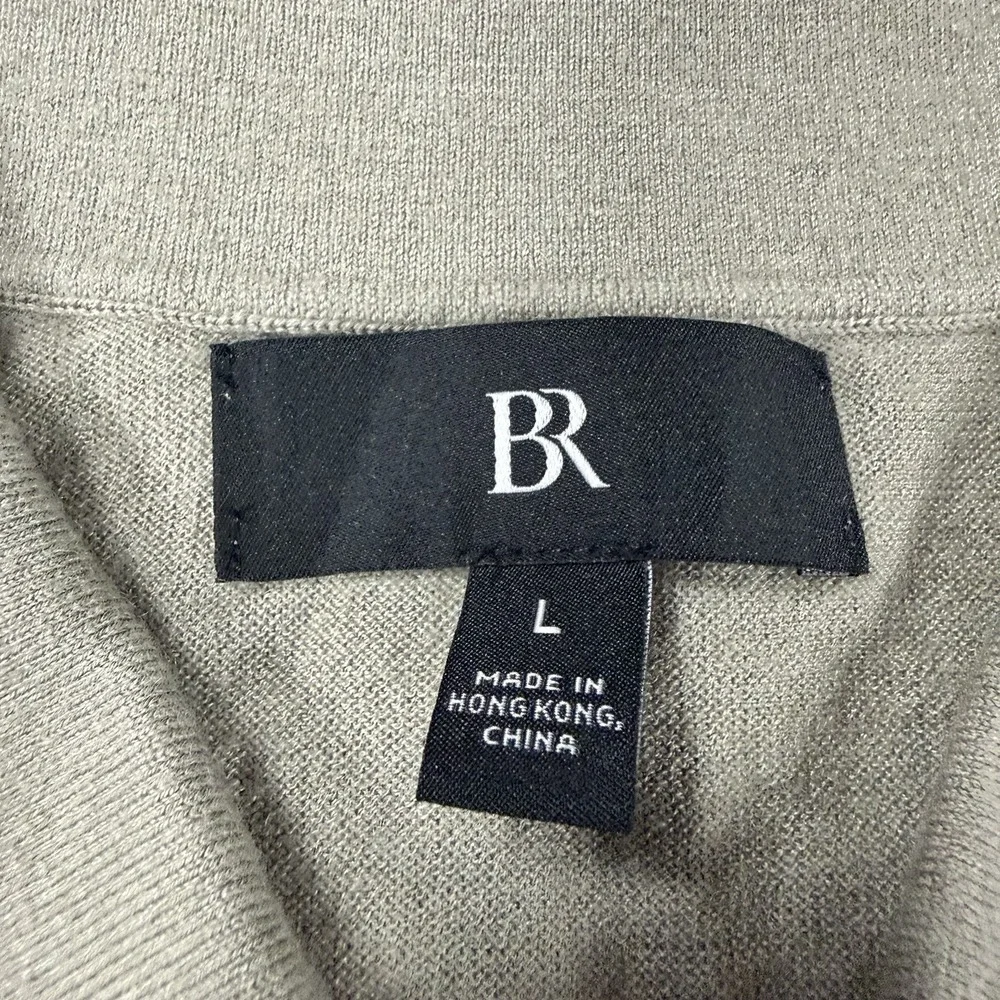 Banana Republic Cashmere Silk Polo Shirt Mens Large Bundle Lot Of 2 Luxury Knit