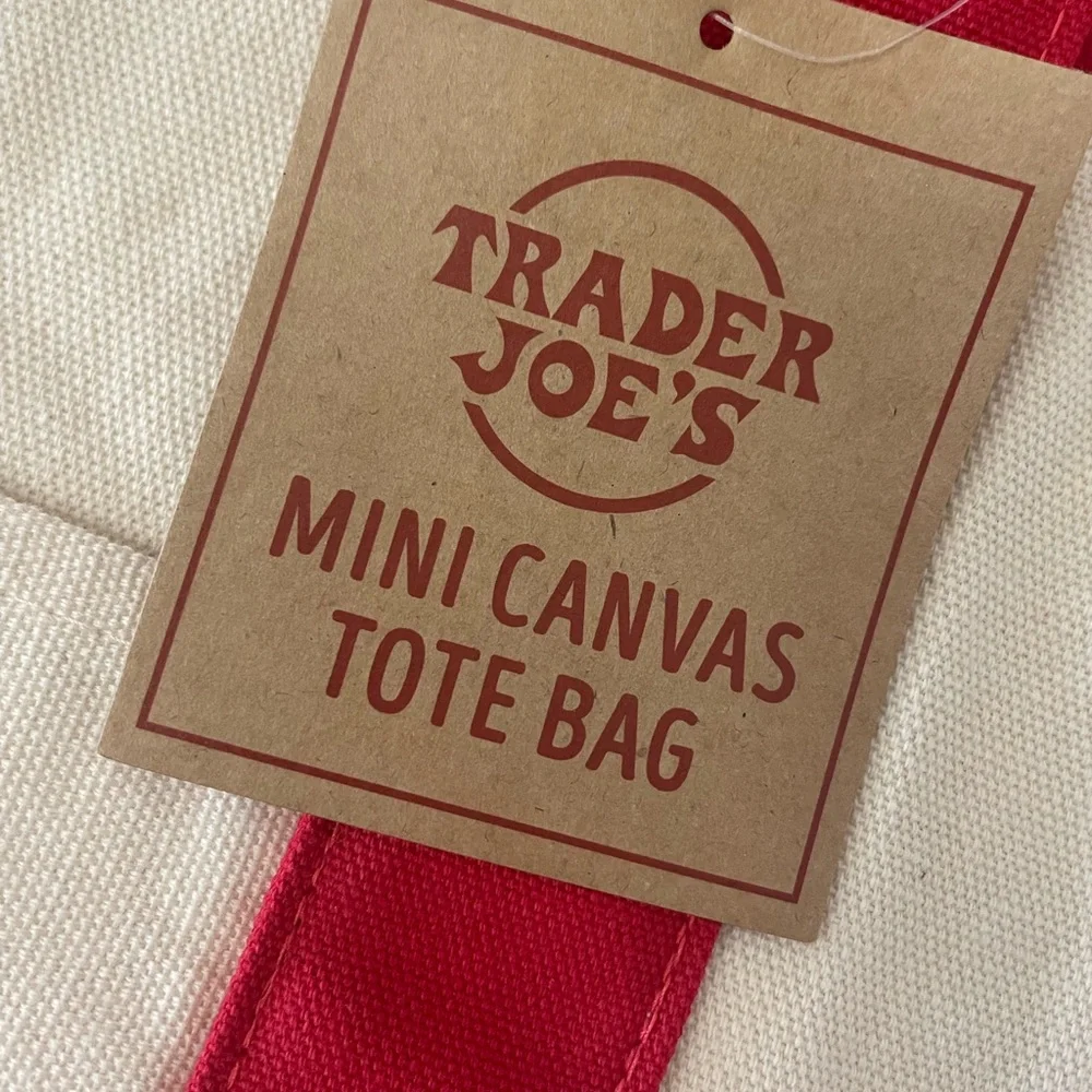 Trader Joe’s Mini tote Red