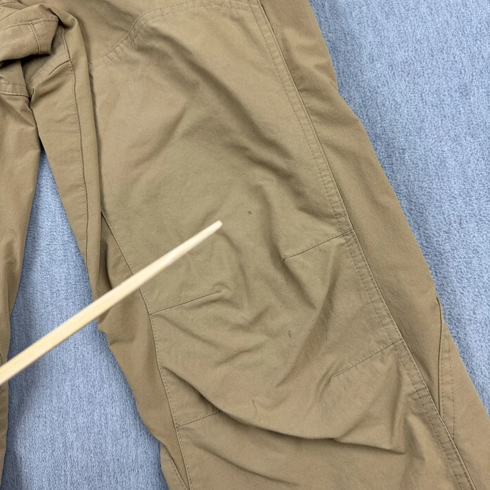 REI Co-op Pants Mens 32x32 Brown Screeline‎ Belted Hiking Outdoor Utility Casual
