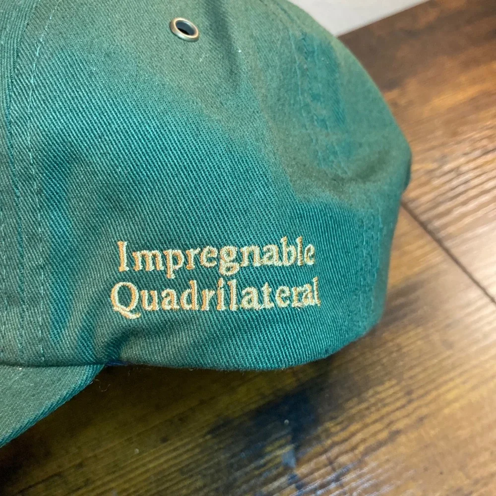 Bobby Jones Golf Hat Buffalo Nickel Impregnable Quadrilateral Green Strapback