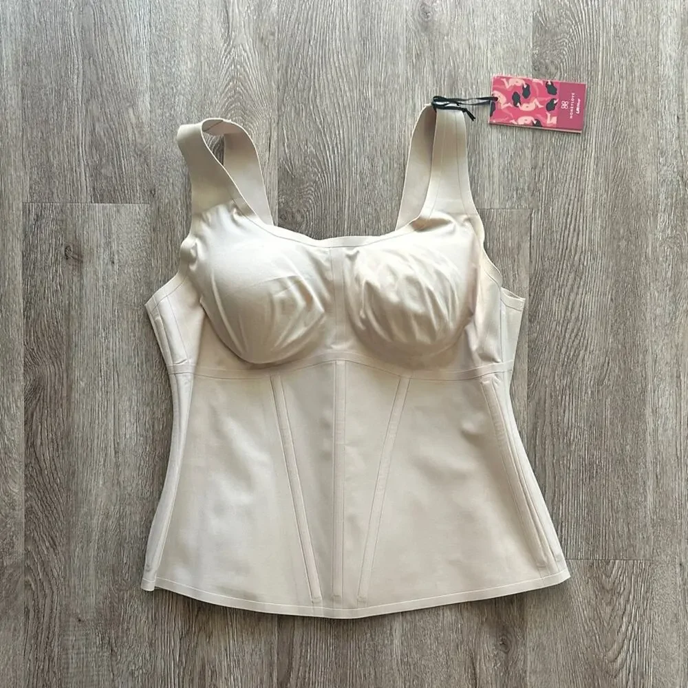 NWT‎ Honeylove Liftwear BodySculpt Tank Top Beige Size XXL Shapewear