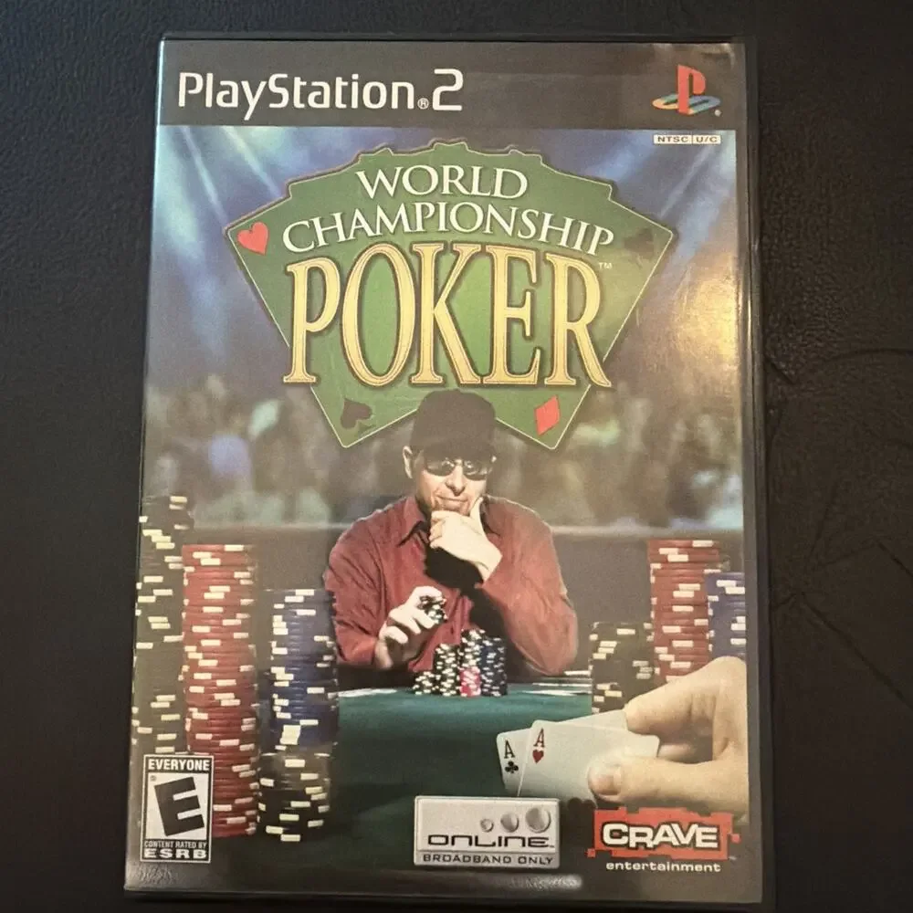 World Championship Poker (Sony PlayStation 2, 2004) Complete in Box‎ Tested
