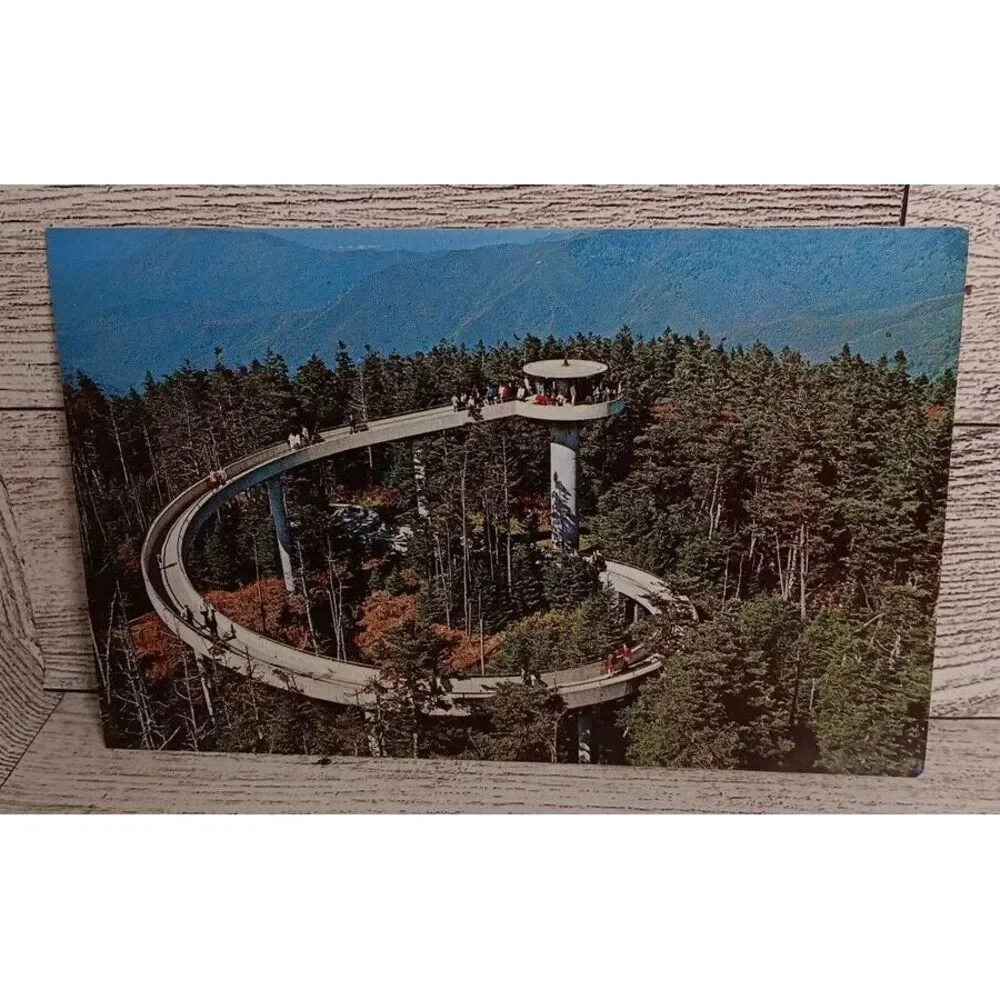 Vintage Postcard Clingmans Dome Great Smoky Mountains National Park Ephemera‎