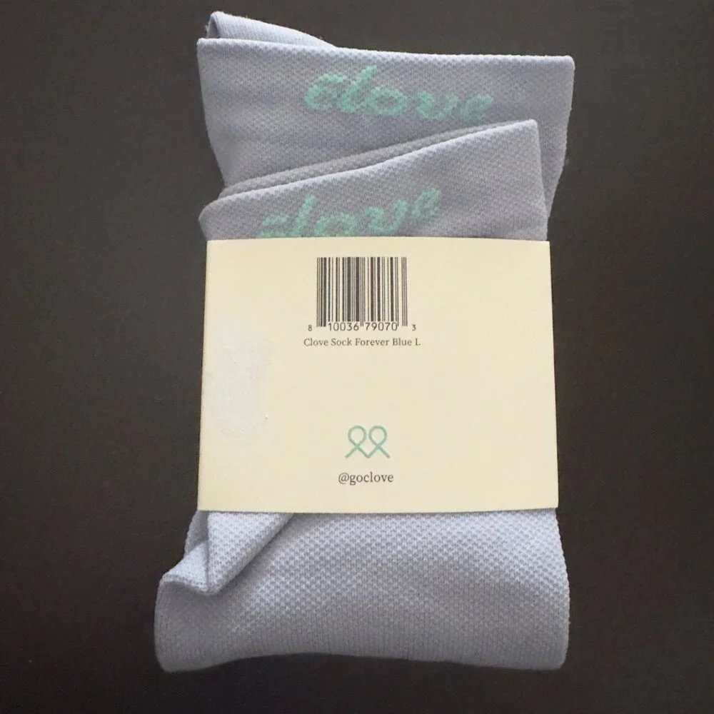 Clove Compression Socks‎ 20-30mmHg Graduated Support Forever Blue sz Large women
