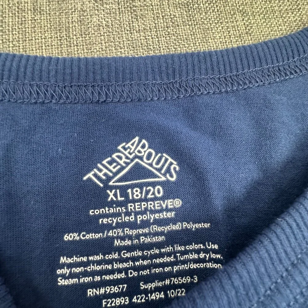 NEW Juniors ThereAbouts Shirt Blue XL 18/20 