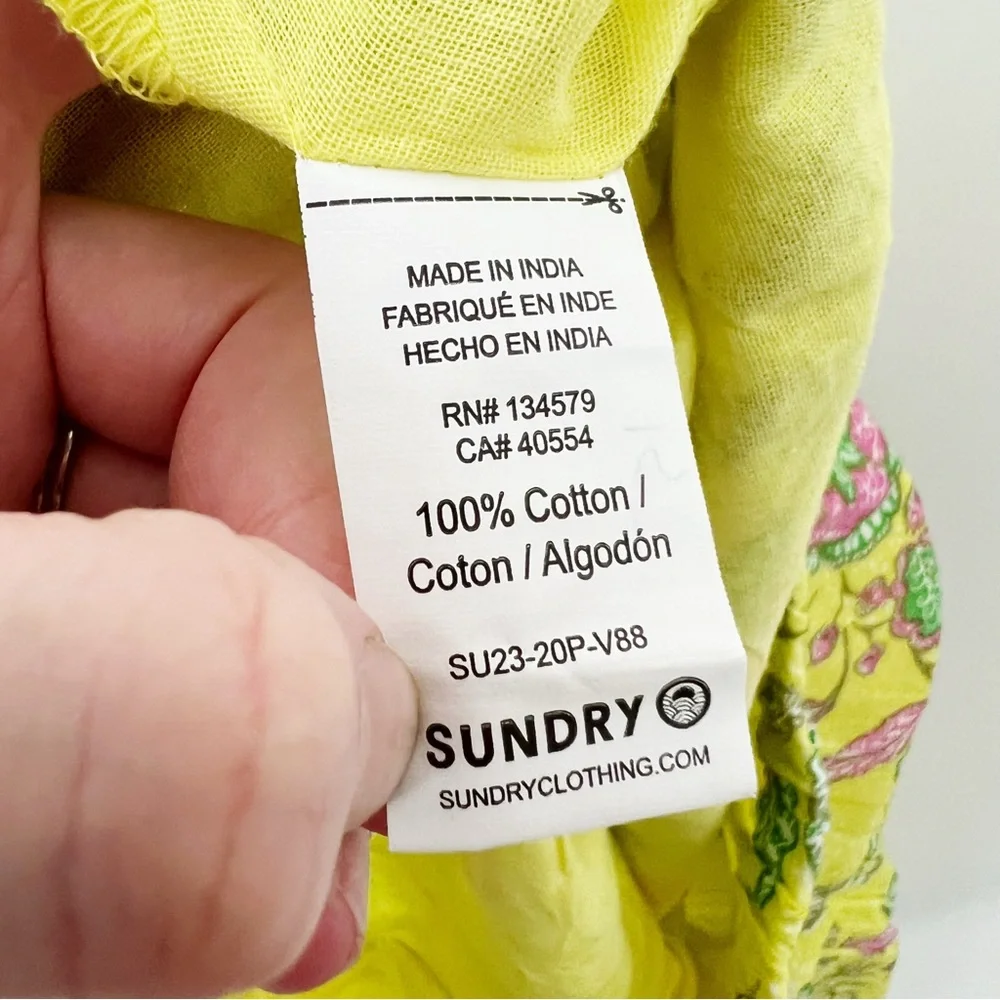 Sundry floral yellow