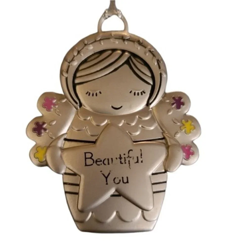 Hallmark letters sticker angel