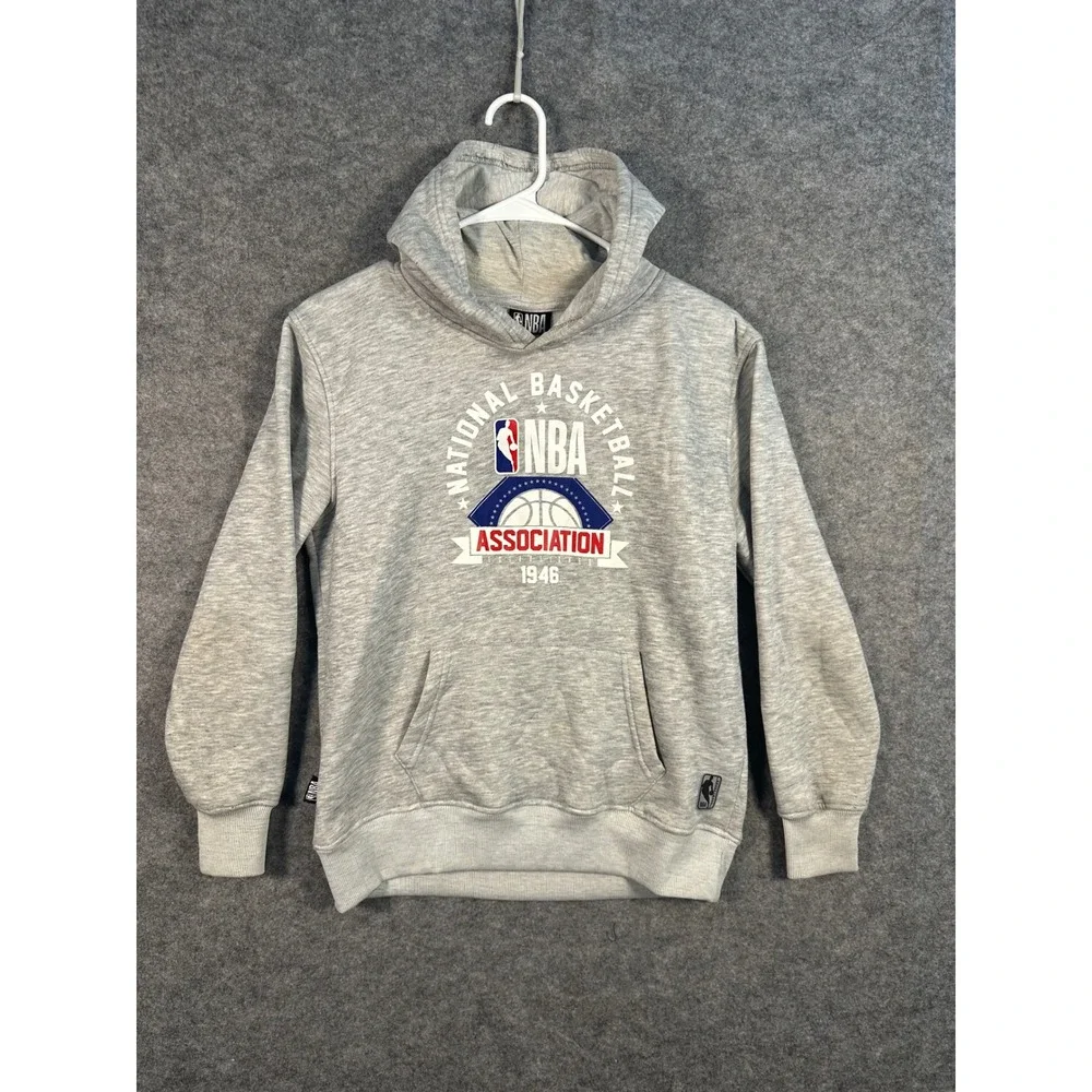 NBA Hoodie Youth Size 14-16‎ Gray National Basketball Association