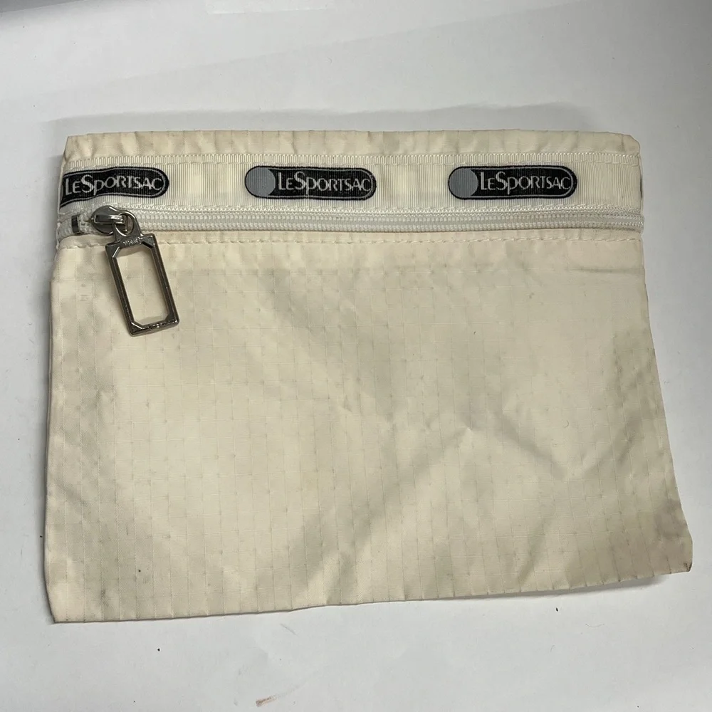 Lesportsac white pouch