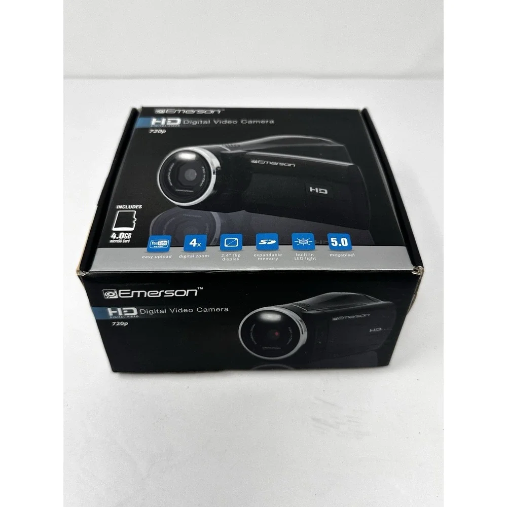 Emerson EVC720-4 HD 720p Digital Camcorder NEW