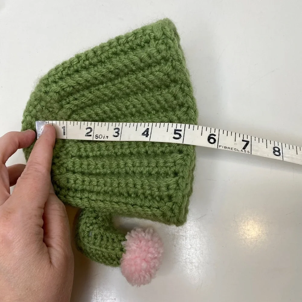 Handmade Crochet Cactus Pencil Holder Green Pink Flower Desk Organizer Basket‎