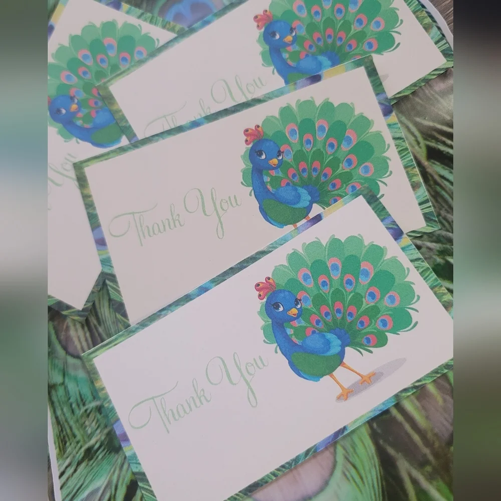 30 cards peacock