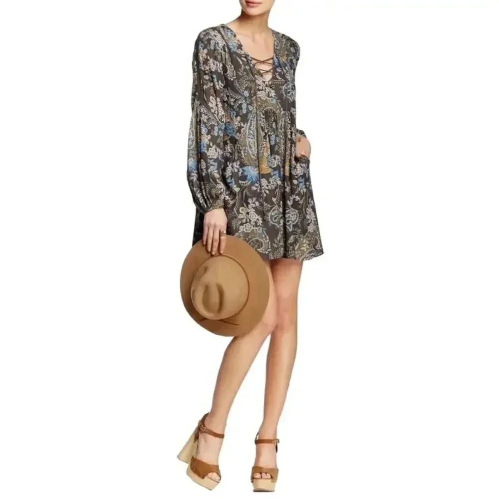 Free People paisley printed