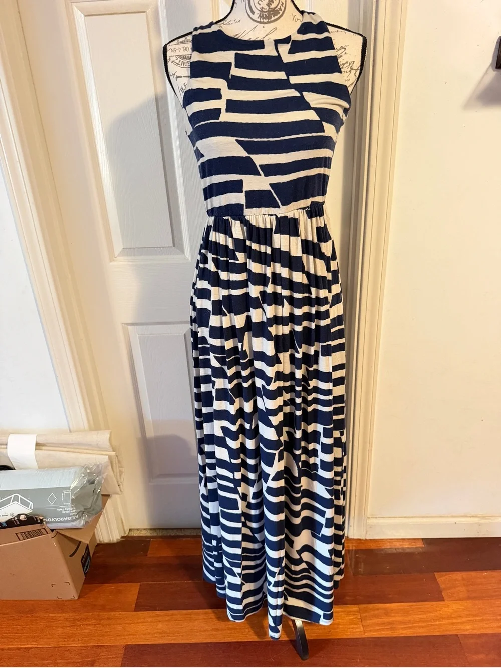 Anthropologie sleeveless maxi