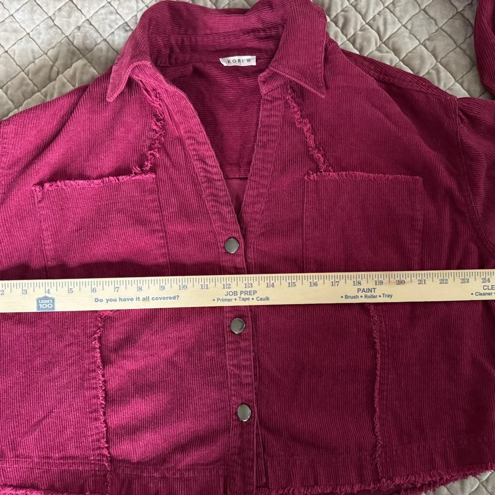 Kori corduroy cropped