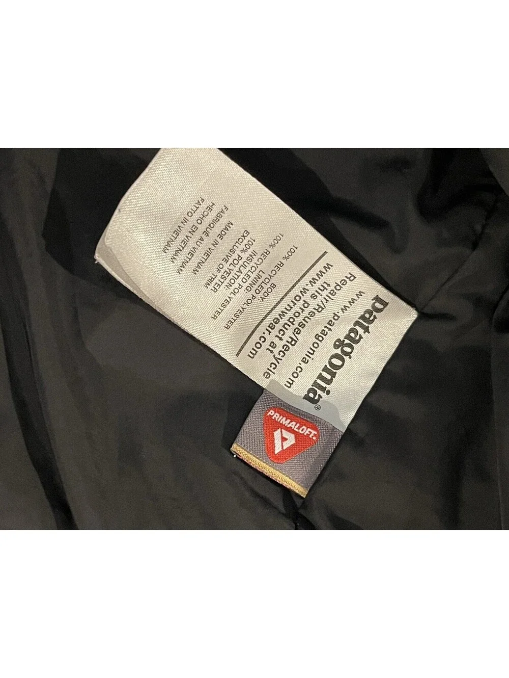 Patagonia Womens Nano Puff Parka Jacket Black Quilted Insulated Coat STY26870