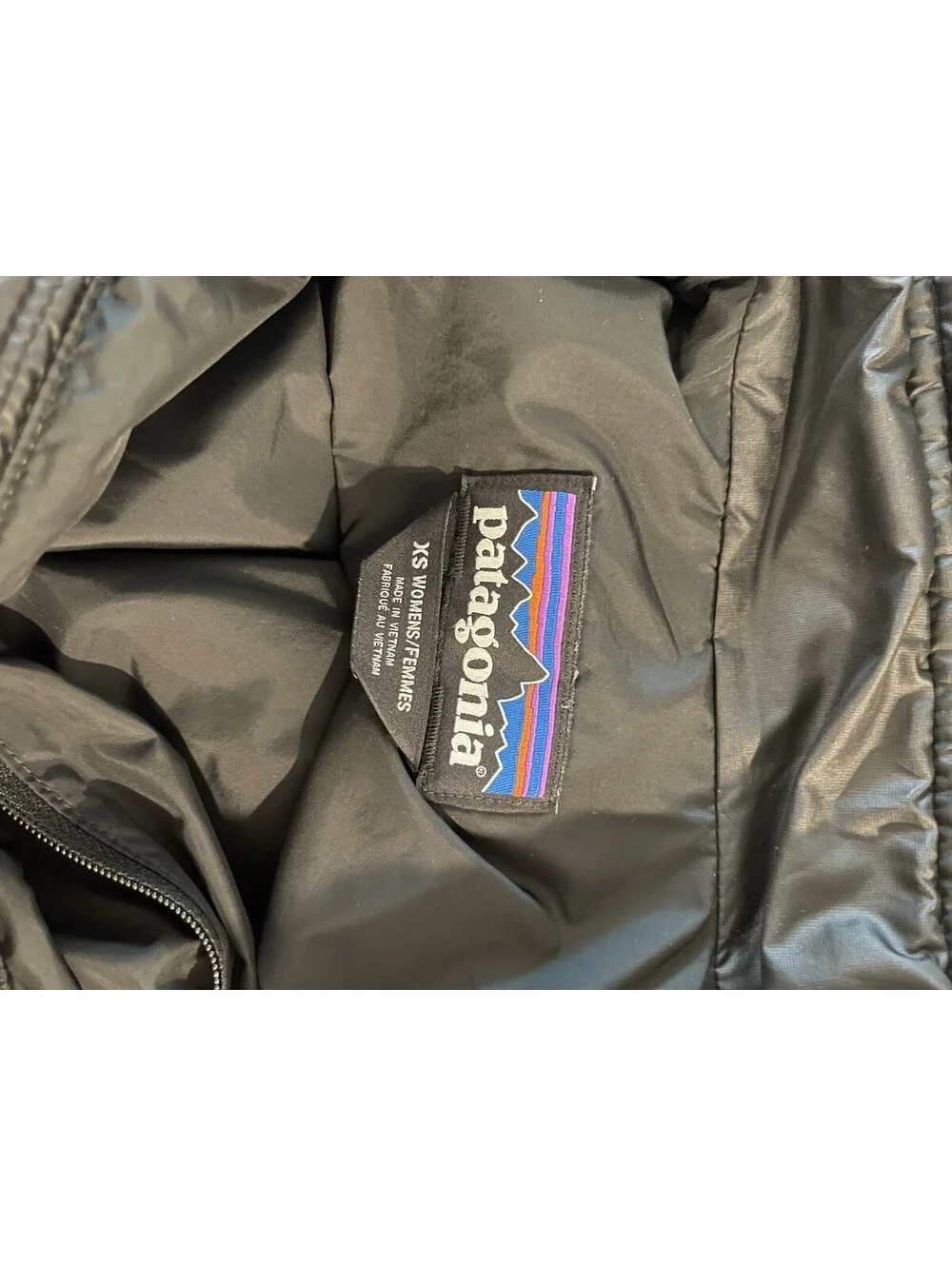 Patagonia Womens Nano Puff Parka Jacket Black Quilted Insulated Coat STY26870