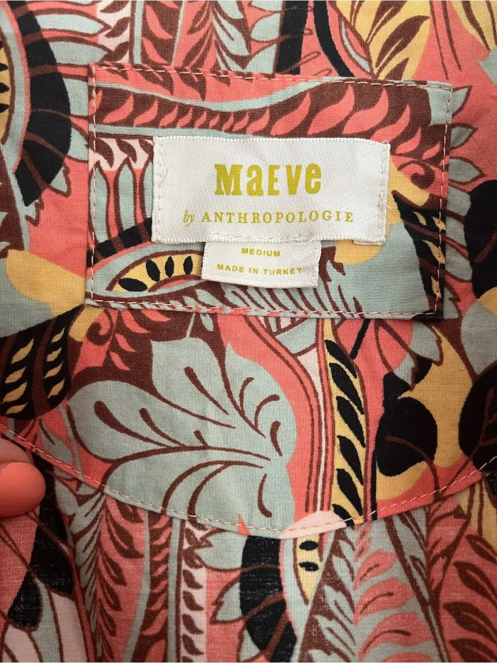 Anthropologie maeve coral