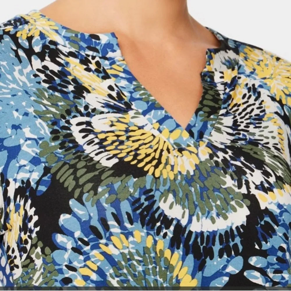 Chicos quarter flared print