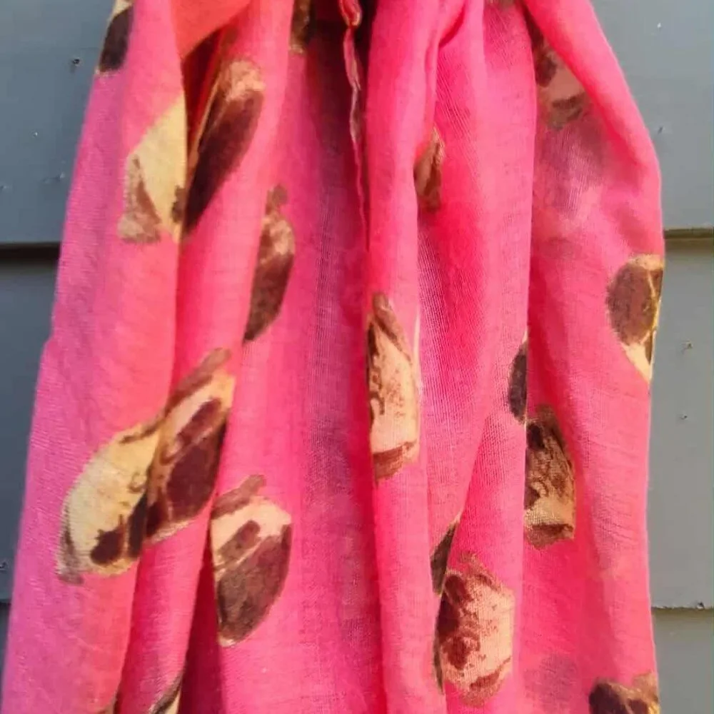 Source Unknown scarf measures