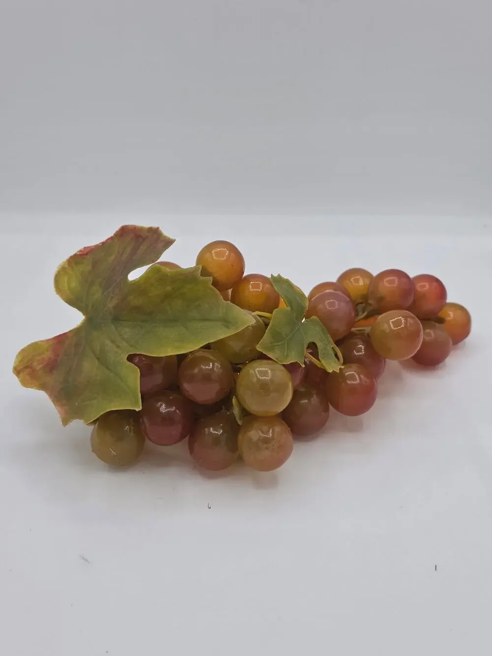 Vintage Mid Century Faux Rubber Grape Cluster 9
