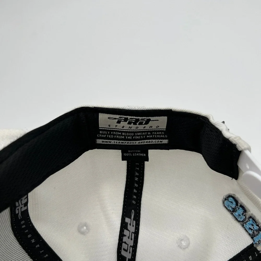 Pro Standard Spelman College HBCU Snapback Hat White Blue Wool Leather Button