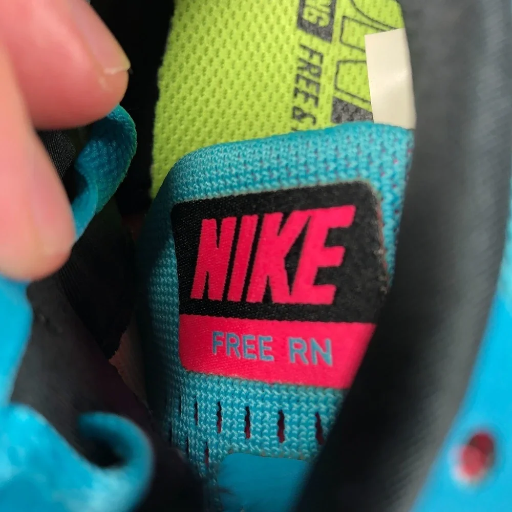 Nike Free RN Womens size 9 shoes blue athletic running training sneakers