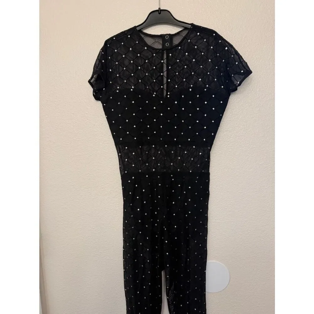 Kelle black mesh