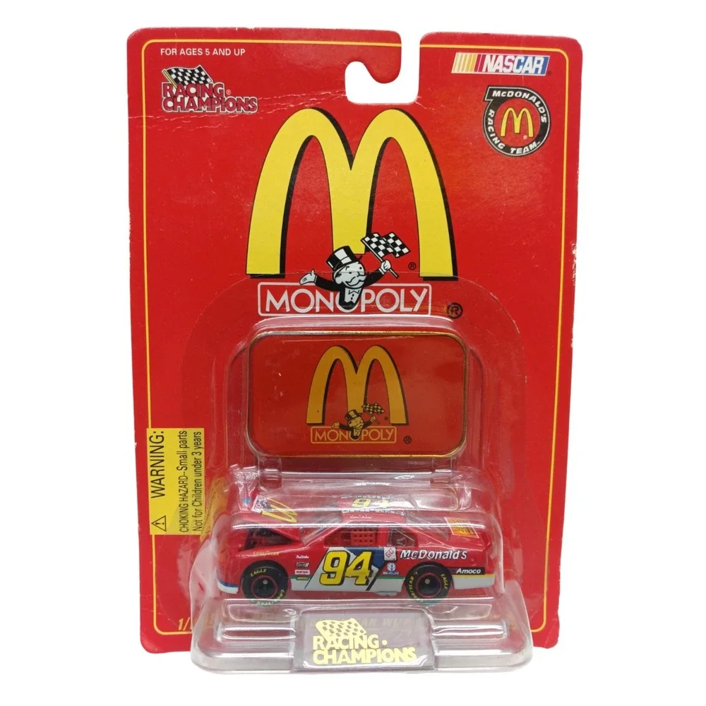 Bill Elliott #94 FORD Stock Car McDonald's MONOPOLY Racing‎ Champions 1996 NASC