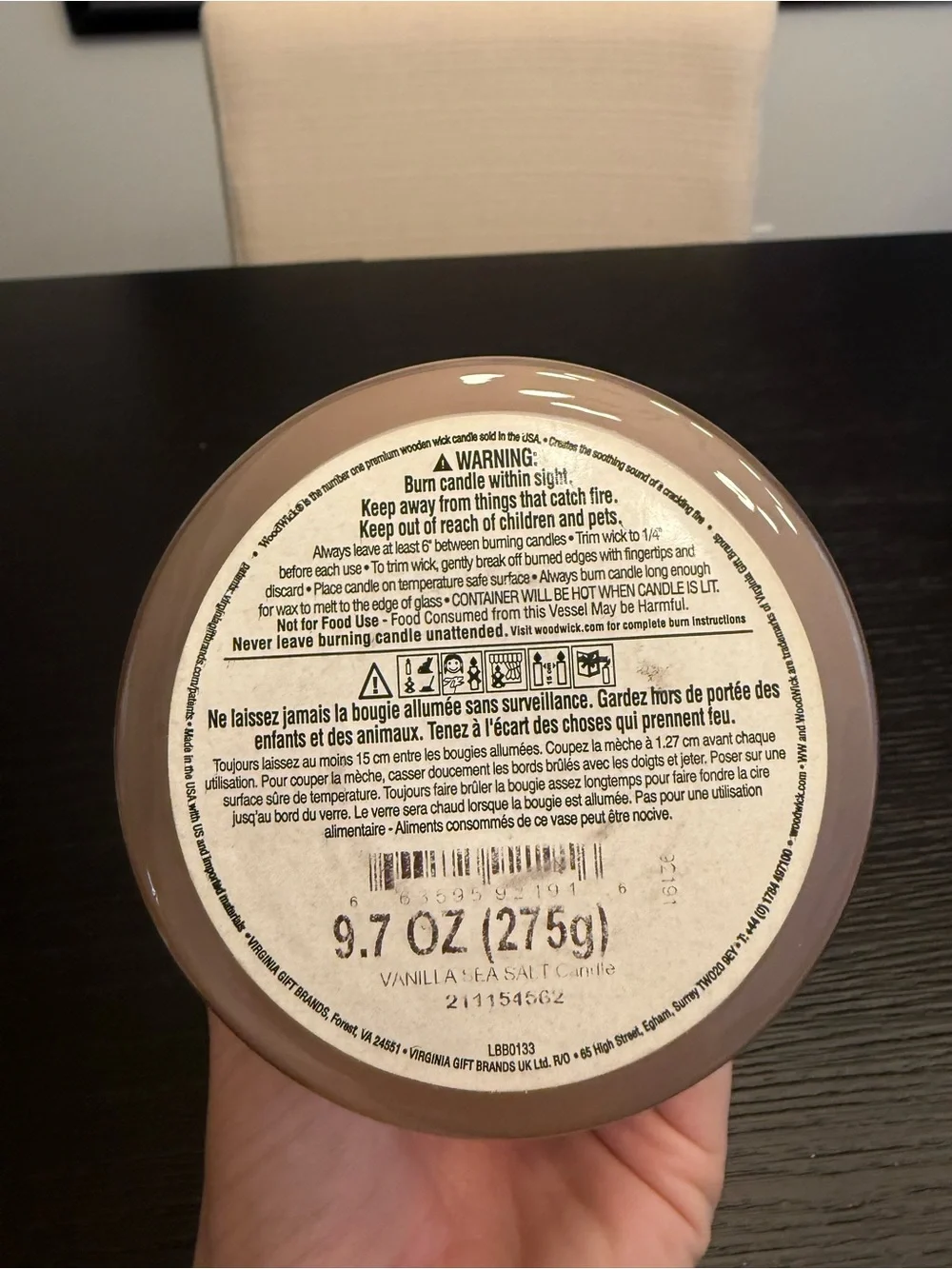 Woodwick never used