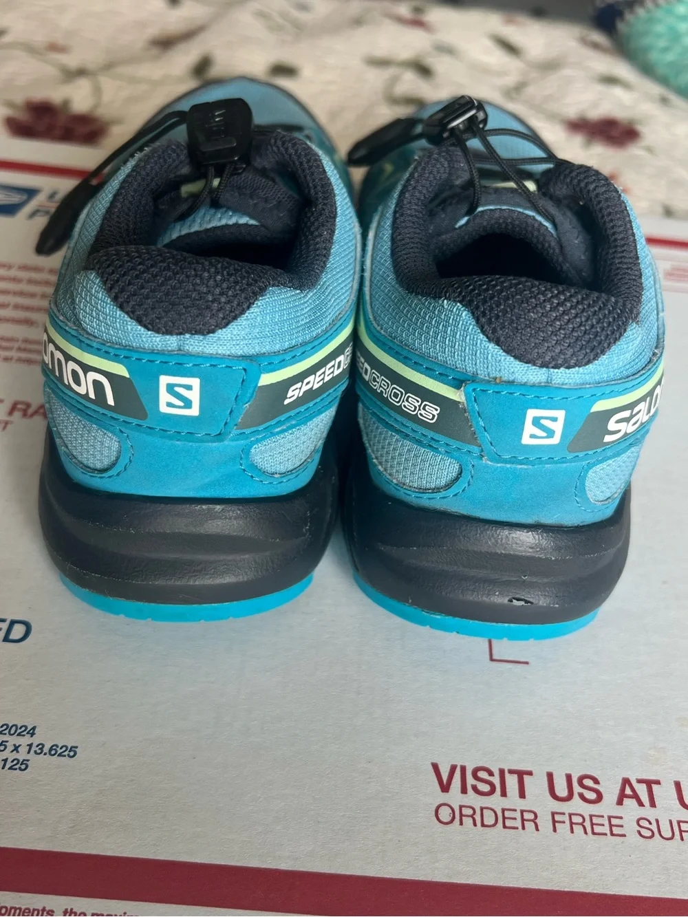 Salomon designed foot blue