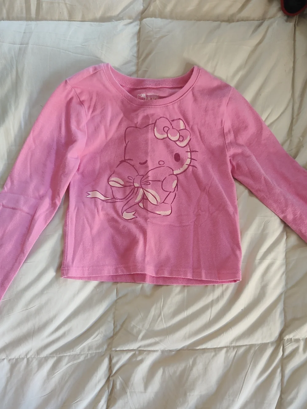 The Children's Place Pink Hello Kitty Long-Sleeve Tee