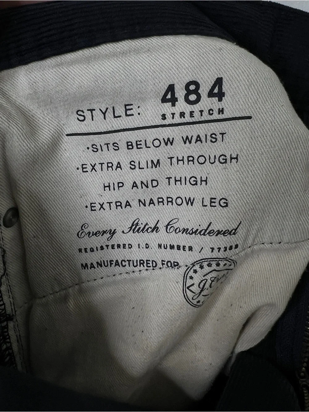 J. Crew slimfit stretch
