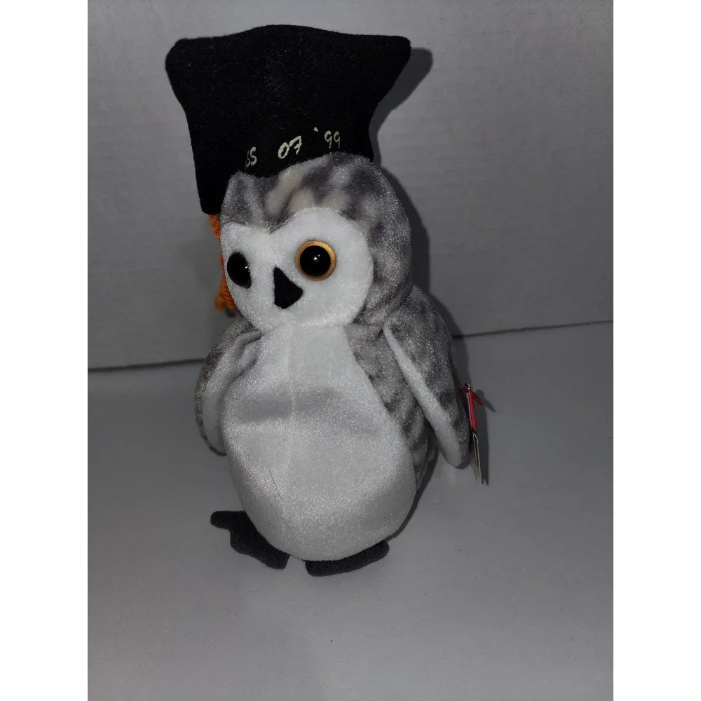 Ty Beanie‎ Babies Wiser The Owl Class of 1999 Graduate