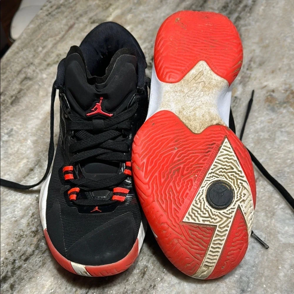 Jordan Zion 1 Bred Black Bright‎ Crimson Basketball Shoes DA3131-006 Mens 7Y