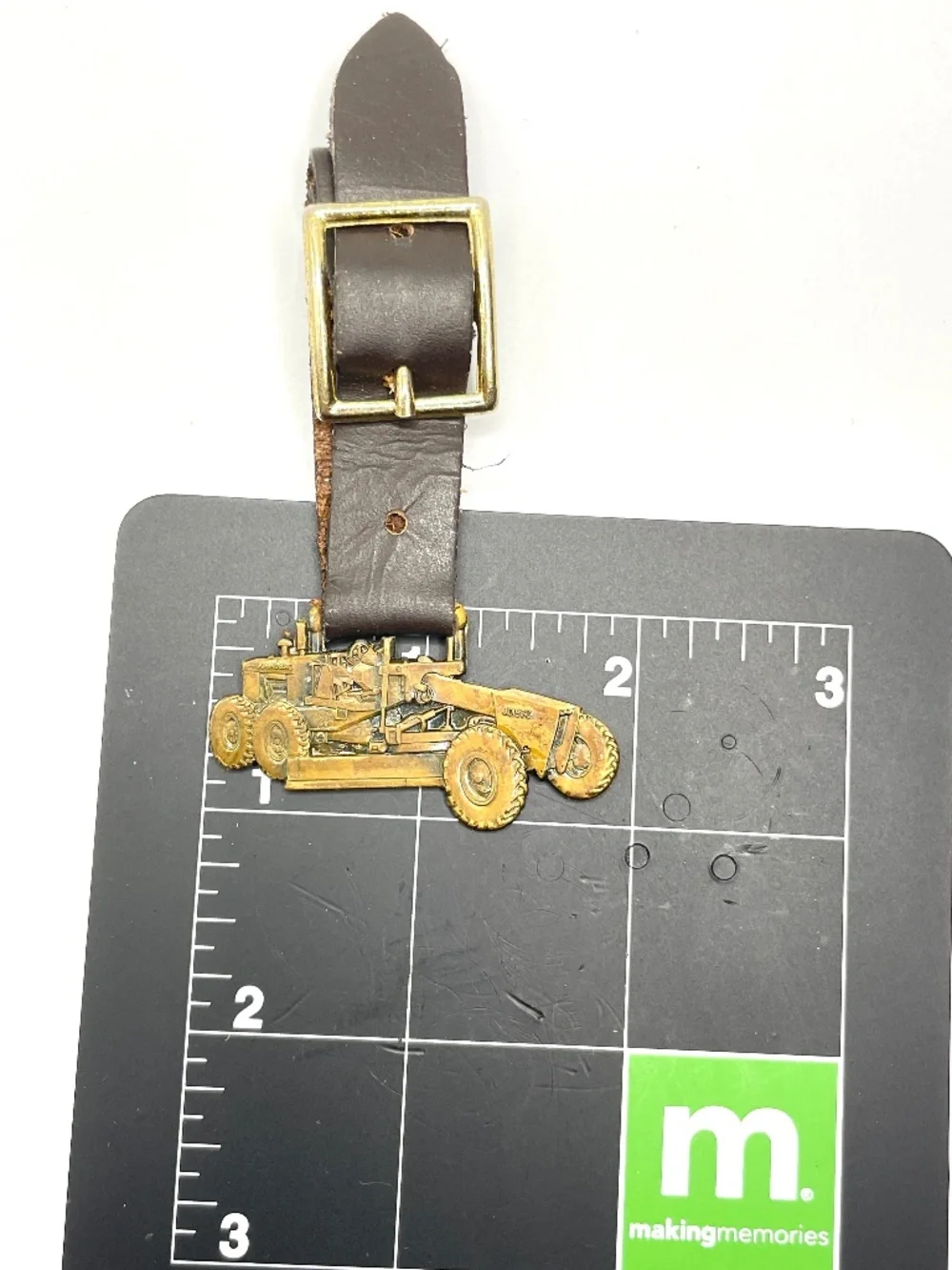 John Deere buckle metal