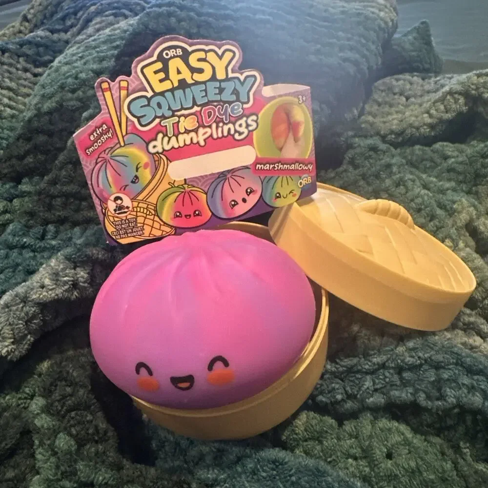 Orb Easy Squeeze Tie Dye Dumplings Toy Pack [Pink/Purple Color] Kohls Tie Dye