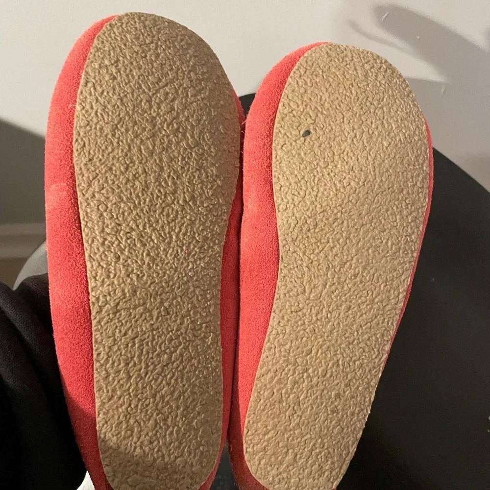 Minnetonka pink suede