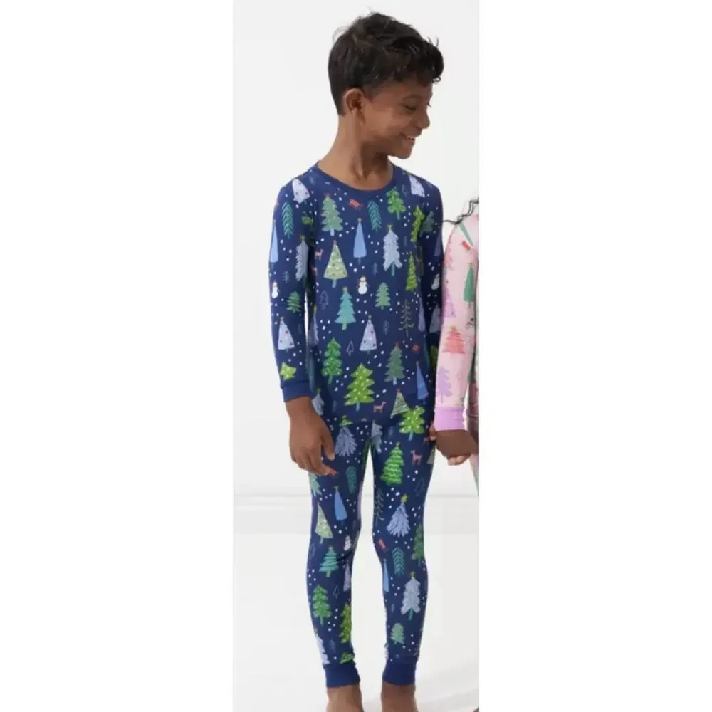 Little Sleepies‎ 12 / 14 Merry & Bright Pajamas Holiday Bamboo Limited Edition