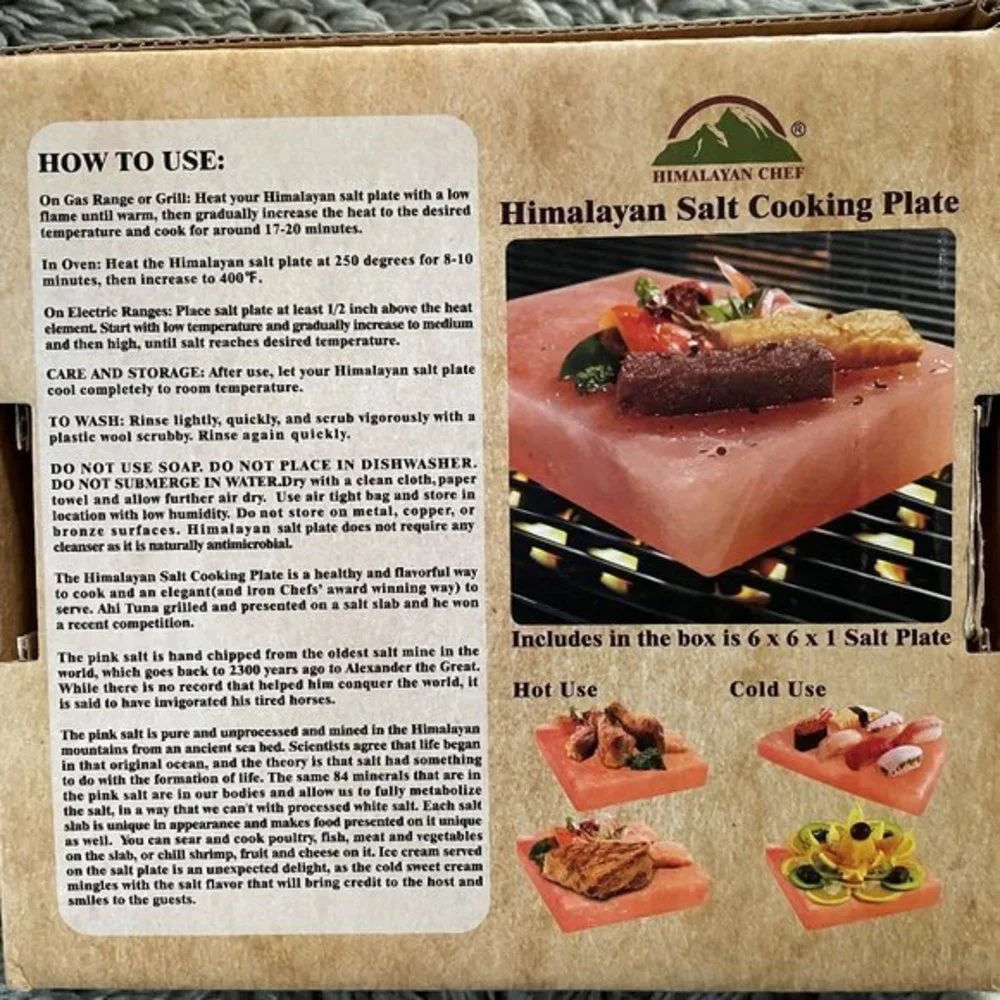 Himalayan Salt Cooking Plate        KA3-3