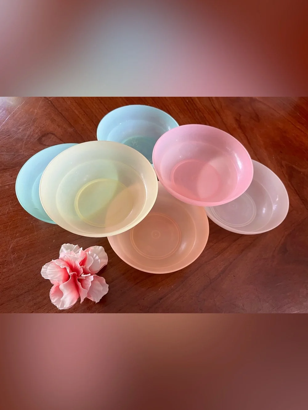 Vintage Tupperware 6 Bowl Set #154 vintage tupperware