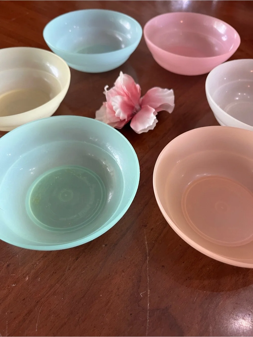 Vintage Tupperware 6 Bowl Set #154 vintage tupperware