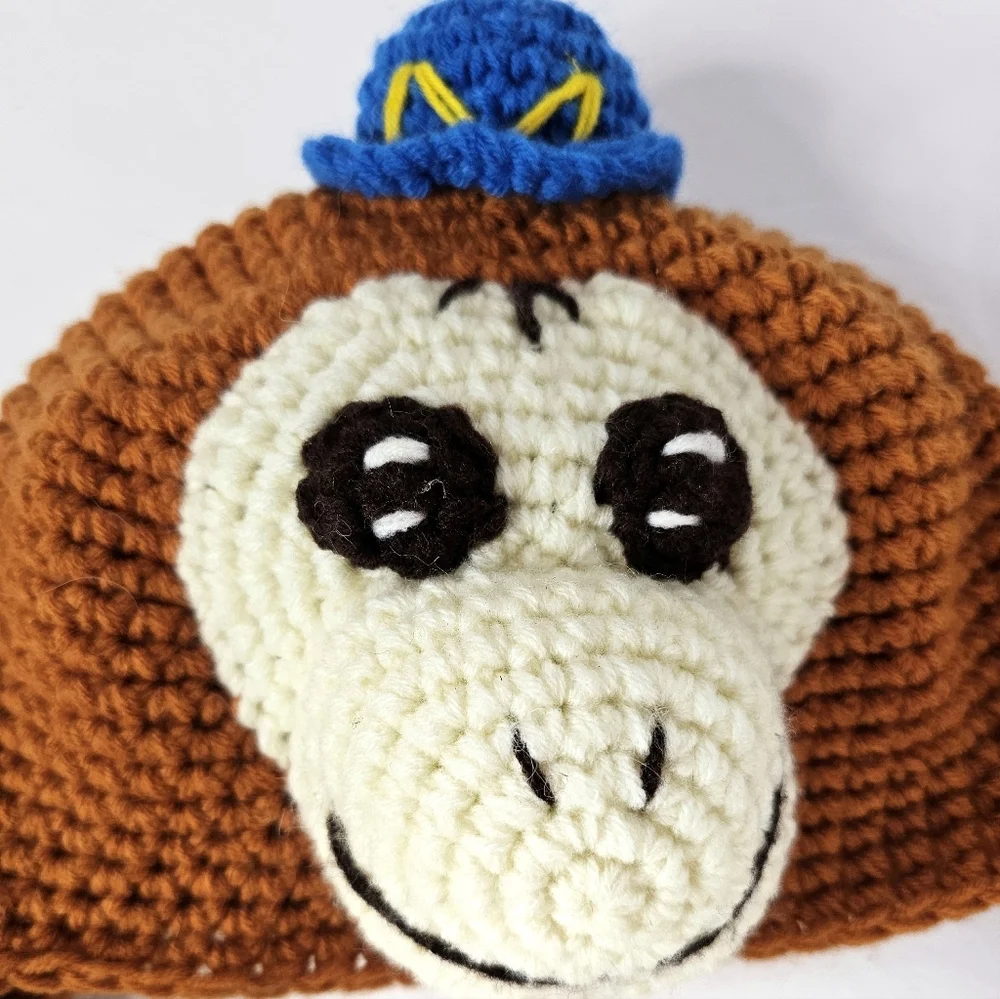 Mailchimp Freddie the Monkey Knit Hat NWOT